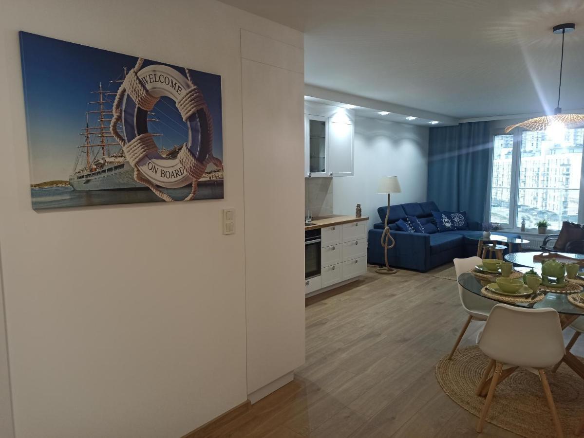 Apartament Baltic Sea -Przystan Letnica Gdańsk Eksteriør bilde
